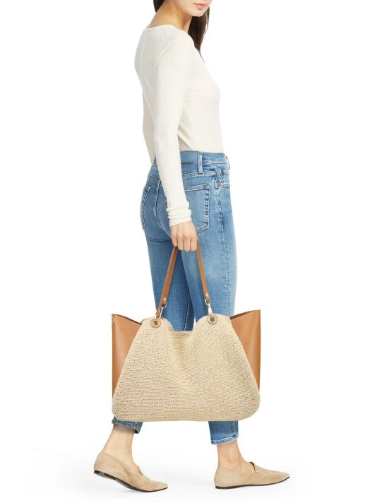 Rag & Bone Revival Summer City Straw Tote Natural 2 Rag & Bone Revival Summer City Straw Tote Natural - Image 2