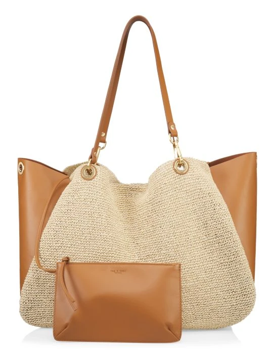Rag & Bone Revival Summer City Straw Tote Natural 4 Rag & Bone Revival Summer City Straw Tote Natural - Image 4