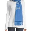 Rag & Bone Addison Skinny Recycled Wool Scarf Blue Ray