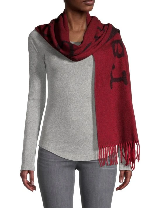 Rag & Bone Addison Skinny Recycled Wool Scarf Blue Ray 7 Rag & Bone Addison Skinny Recycled Wool Scarf Blue Ray - Image 7
