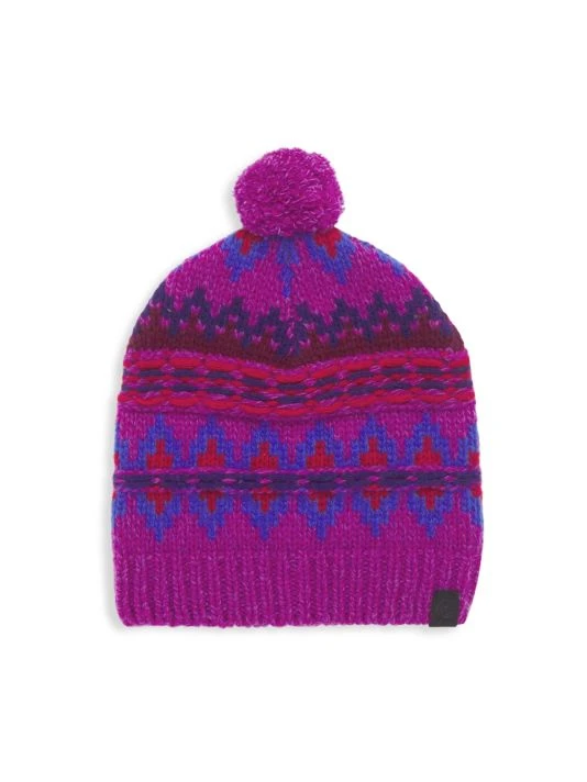 Rag & Bone Fair Isle Wool Beanie Purple 3 Rag & Bone Fair Isle Wool Beanie Purple - Image 3