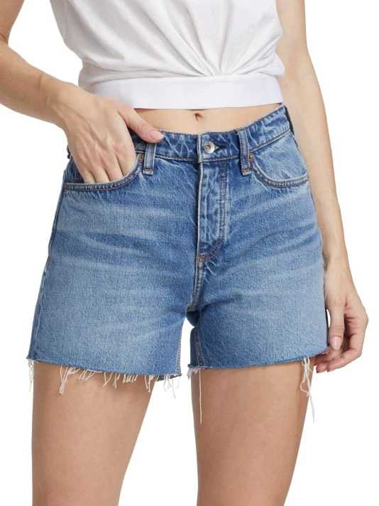 Rag & Bone Dre Distressed Jean Shorts 3 Rag & Bone Dre Distressed Jean Shorts - Image 3