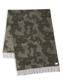 Rag & Bone Addison Recycled Wool Scarf Green Camo -rag & bone Sales Store unnamed file 1206