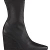 Rag & Bone Phoenix Leather Wedge Boots Black