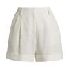 Rag & Bone Ivy Pleated Linen Shorts White