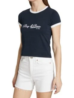 Rag & Bone Retro Logo Baby T-Shirt -rag & bone Sales Store unnamed file 1237