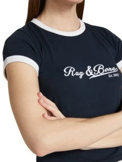 Rag & Bone Retro Logo Baby T-Shirt -rag & bone Sales Store unnamed file 1239