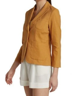 Rag & Bone Nancy Single-Breasted Linen-Blend Blazer 10 Rag & Bone Nancy Single-Breasted Linen-Blend Blazer -rag & bone Sales Store unnamed file 1308