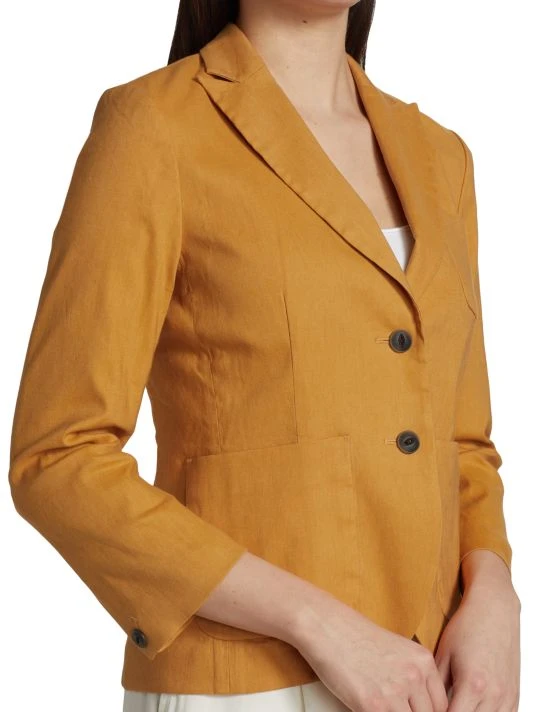 Rag & Bone Nancy Single-Breasted Linen-Blend Blazer 6 Rag & Bone Nancy Single-Breasted Linen-Blend Blazer - Image 6