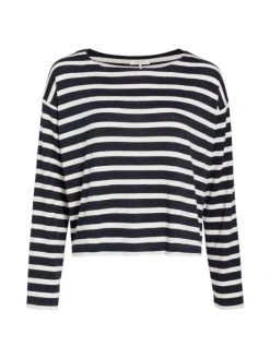 Rag & Bone The Knit Stripe Boatneck Top