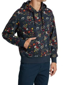 Rag & Bone City Floral Print Hoodie Sweatshirt For Men -rag & bone Sales Store unnamed file 144