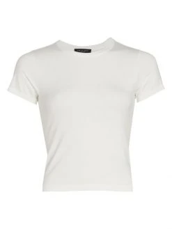 Rag & Bone Luca Baby T-Shirt White -rag & bone Sales Store unnamed file 1443