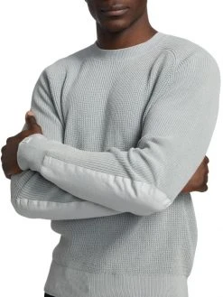 Rag & Bone Dexter Mixed Media Crewneck Sweater For Men -rag & bone Sales Store unnamed file 1469