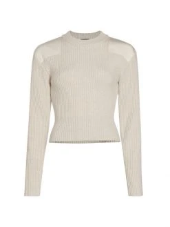 Rag & Bone Nikole Ribbed Wool Sweater