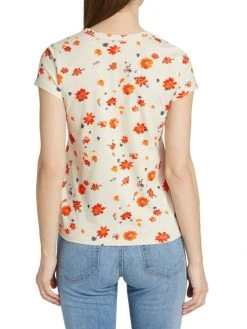 Rag & Bone Cotton Floral T-Shirt -rag & bone Sales Store unnamed file 1534