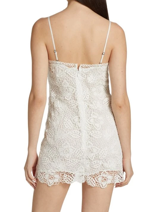 Rag & Bone Aleah Crochet V-Neck Minidress 5 Rag & Bone Aleah Crochet V-Neck Minidress - Image 5