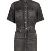 Rag & Bone Liquid Miramar Denim Minidress