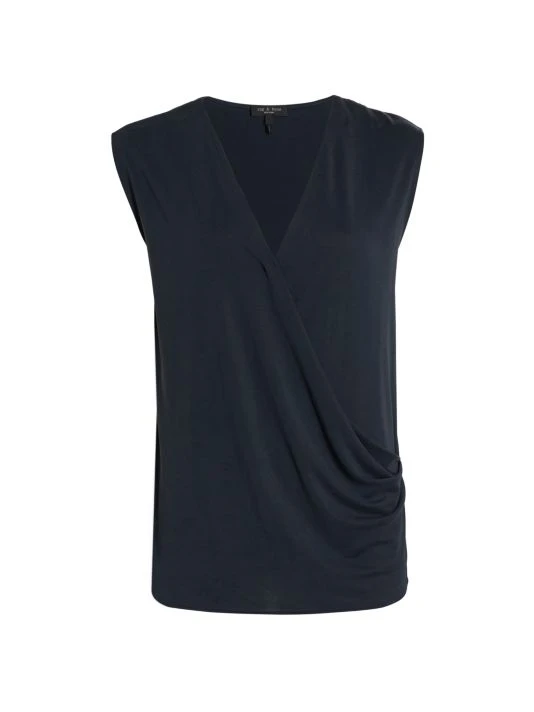 Rag & Bone Christy Drape Top Light Brown 3 Rag & Bone Christy Drape Top Light Brown - Image 3