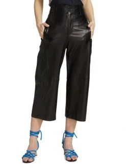 Rag & Bone Dylan Cropped Leather Pants -rag & bone Sales Store unnamed file 1585
