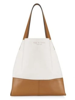 Rag & Bone Passenger Oversized Leather & Coated Canvas Tote