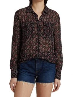 Rag & Bone Luisa Floral-Print Blouse -rag & bone Sales Store unnamed file 1621