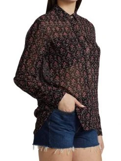 Rag & Bone Luisa Floral-Print Blouse -rag & bone Sales Store unnamed file 1622