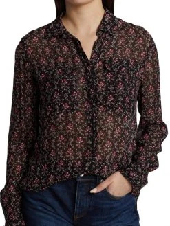 Rag & Bone Luisa Floral-Print Blouse -rag & bone Sales Store unnamed file 1624