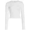 Rag & Bone Essential Cropped Cotton Shirt White