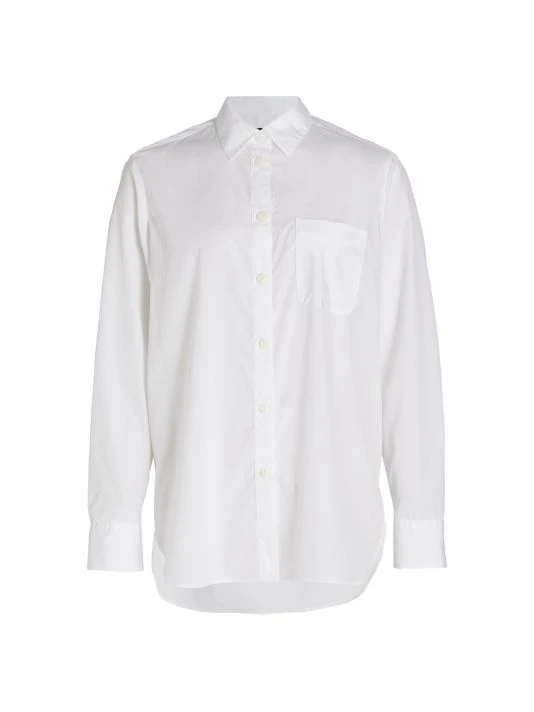Rag & Bone Maxine Cotton Button-Front Shirt 1 Rag & Bone Maxine Cotton Button-Front Shirt
