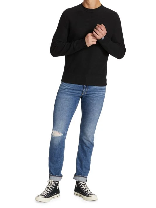 Rag & Bone Hemp Blend Crewneck Sweater For Men 2 Rag & Bone Hemp Blend Crewneck Sweater For Men - Image 2