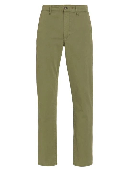 Rag & Bone Fit 2 Stretch Twill Chino Slim-fit Pants For Men Pale Army 4 Rag & Bone Fit 2 Stretch Twill Chino Slim-fit Pants For Men Pale Army - Image 4