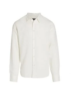 Rag & Bone Beach Long-Sleeve Linen Shirt For Men