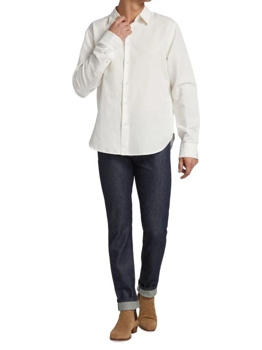 Rag & Bone Beach Long-Sleeve Linen Shirt For Men 2 Rag & Bone Beach Long-Sleeve Linen Shirt For Men - Image 2