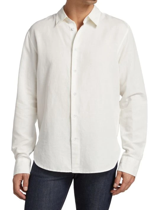 Rag & Bone Beach Long-Sleeve Linen Shirt For Men 3 Rag & Bone Beach Long-Sleeve Linen Shirt For Men - Image 3