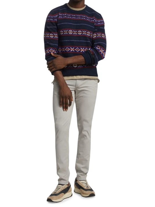 Rag & Bone Fit 1 Stretch Cotton Twill Skinny Chinos For Men Linen Blue 2 Rag & Bone Fit 1 Stretch Cotton Twill Skinny Chinos For Men Linen Blue - Image 2