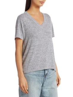 Rag & Bone Avryl V-Neck T-Shirt White -rag & bone Sales Store unnamed file 1765