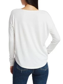 Rag & Bone Hudson V-Neck Pullover White -rag & bone Sales Store unnamed file 1790
