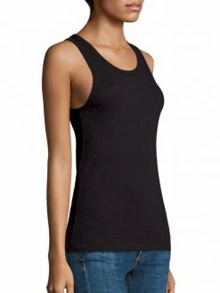 Rag & Bone Cotton Scoopneck Tank Top Black -rag & bone Sales Store unnamed file 1810