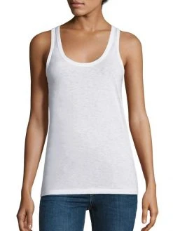 Rag & Bone Cotton Scoopneck Tank Top Black -rag & bone Sales Store unnamed file 1813