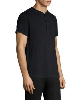 Rag & Bone Modern Slim-fit Short Sleeve Henley T-Shirt For Men -rag & bone Sales Store unnamed file 1904