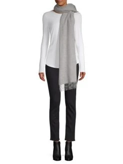 Rag & Bone Classic Wool Scarf Heather Grey -rag & bone Sales Store unnamed file 1949