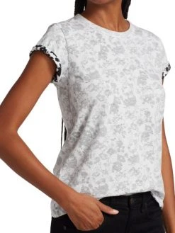 Rag & Bone Floral Crewneck T-Shirt -rag & bone Sales Store unnamed file 1957