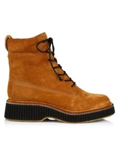 Rag & Bone Sloane Suede Boots Cinnamon