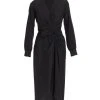 Rag & Bone Amber Silk Twist Midi Dress
