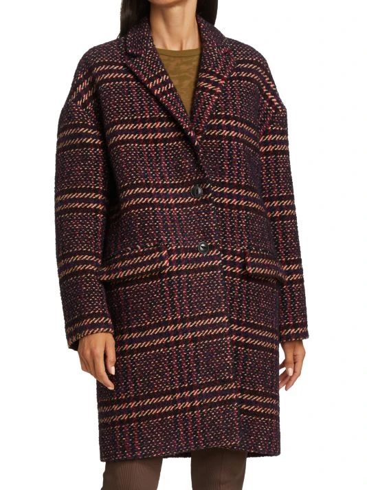 Rag & Bone Estelle Plaid Cocoon Coat 3 Rag & Bone Estelle Plaid Cocoon Coat - Image 3