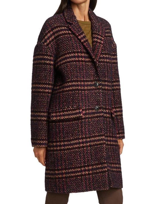 Rag & Bone Estelle Plaid Cocoon Coat 4 Rag & Bone Estelle Plaid Cocoon Coat - Image 4
