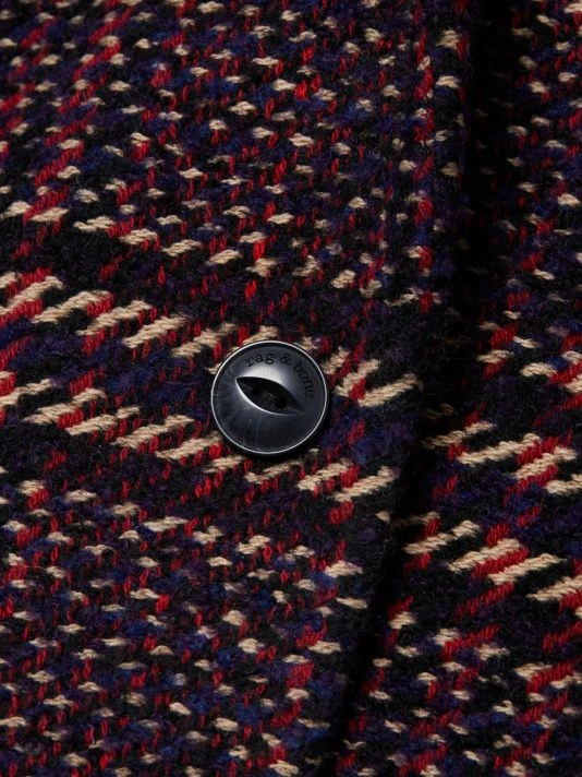 Rag & Bone Estelle Plaid Cocoon Coat 7 Rag & Bone Estelle Plaid Cocoon Coat - Image 7