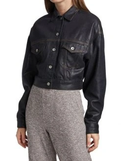 Rag & Bone Cropped Trucker Jacket -rag & bone Sales Store unnamed file 2063