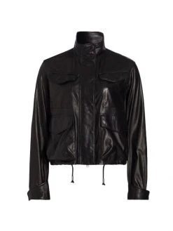 Rag & Bone Trail Lambskin Utility Jacket