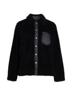 Rag & Bone Elliot Sherpa Shacket Ivory